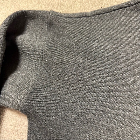 Free People Movement Believe It Hooded Lace Up Pullover Sweatshirt Dark Gray - Picture 9 of 13